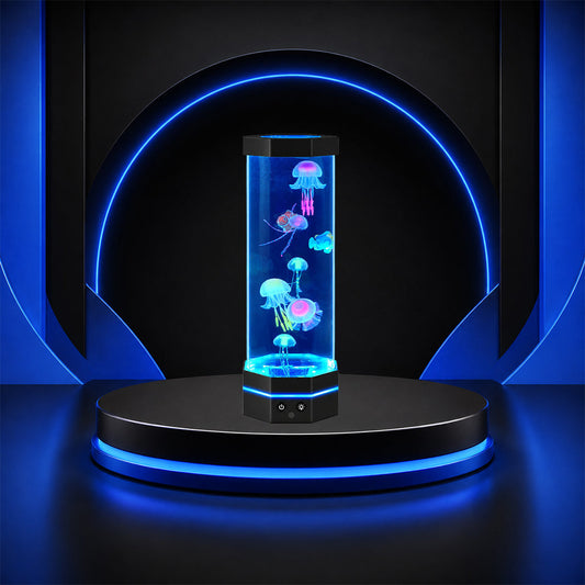 Pax Boxs Remote Control Color Changing Jellyfish USB Night Light product photo