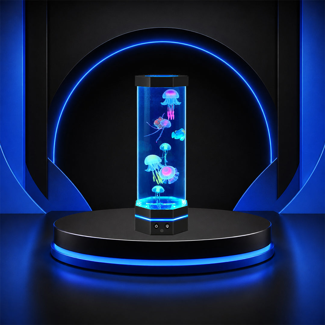 Pax Boxs Remote Control Color Changing Jellyfish USB Night Light product photo