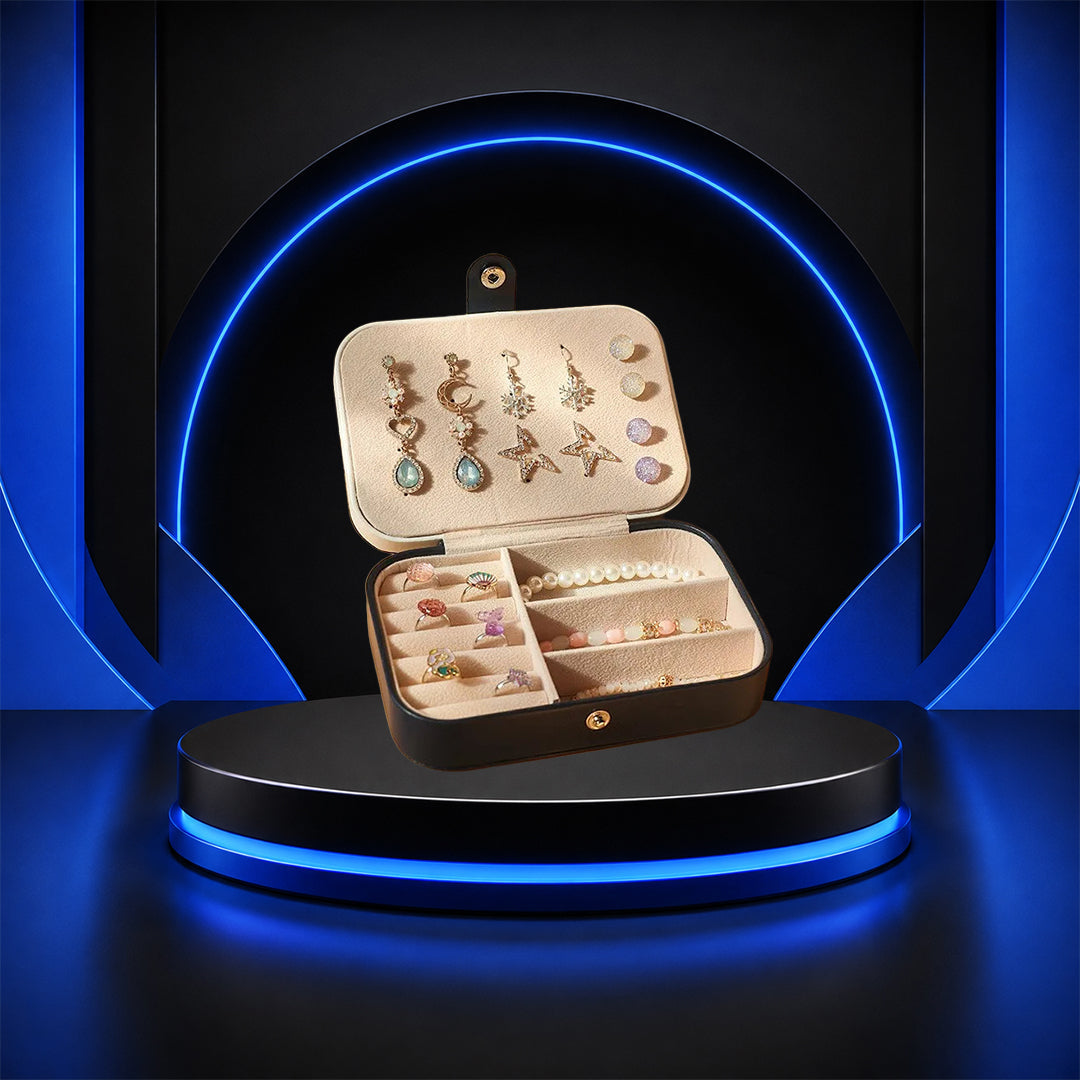 Pax Boxs Portable Dual Layer Jewelry Storage Box product photo