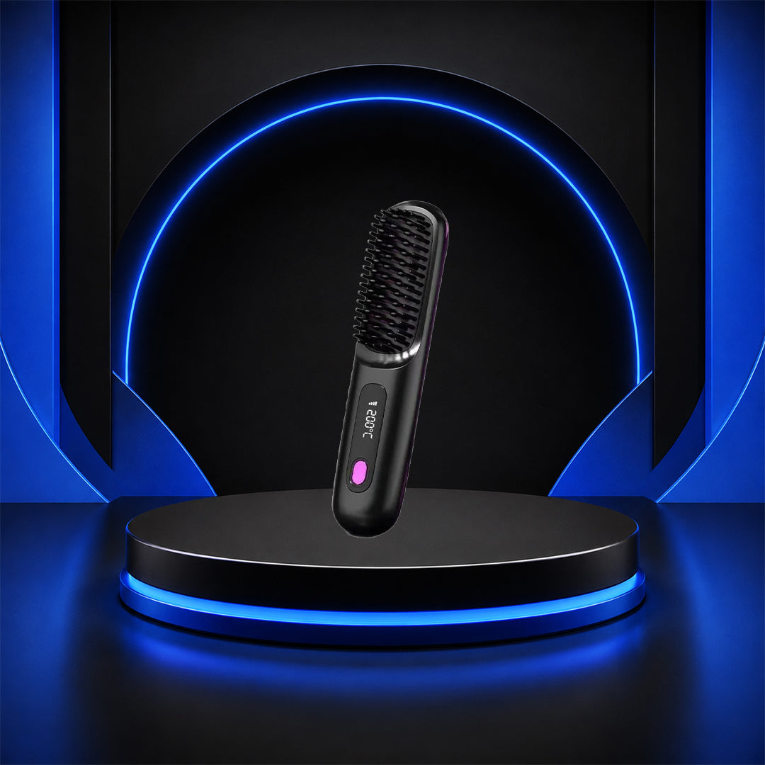 Pax Boxs Wireless Hair Straightening Comb with Negative Ion Technology