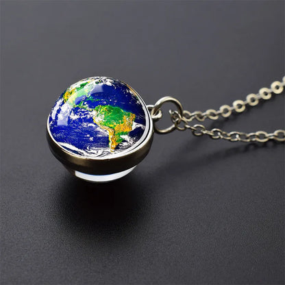 Pax Boxs Solar System Pendant Necklace