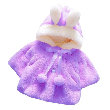 Pax Boxs Girls Faux Fur Hooded Coat