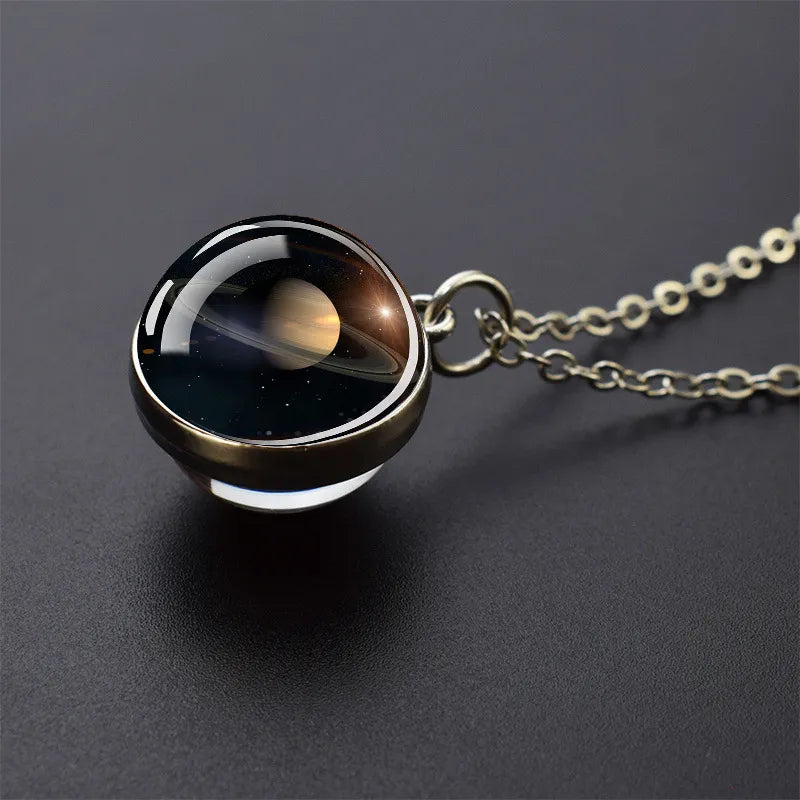 Pax Boxs Solar System Pendant Necklace