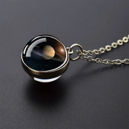 Pax Boxs Solar System Pendant Necklace