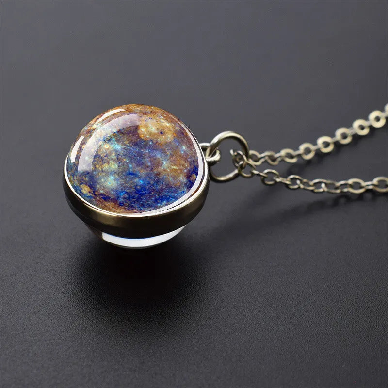 Pax Boxs Solar System Pendant Necklace