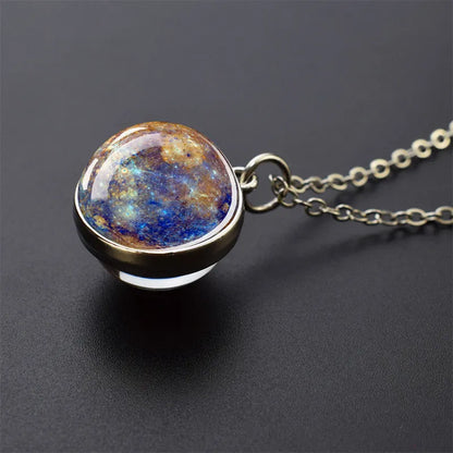 Pax Boxs Solar System Pendant Necklace