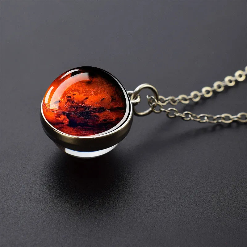 Pax Boxs Solar System Pendant Necklace